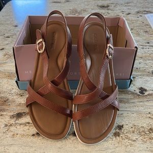 Aetrex Womens Penny Brown Slingbacks Size 7 Medium (B  M) (2173806)